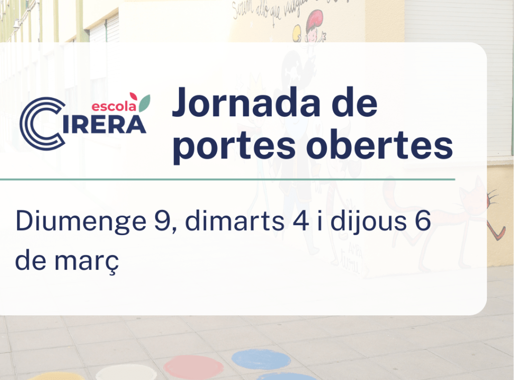 Portes obertes 2025-26